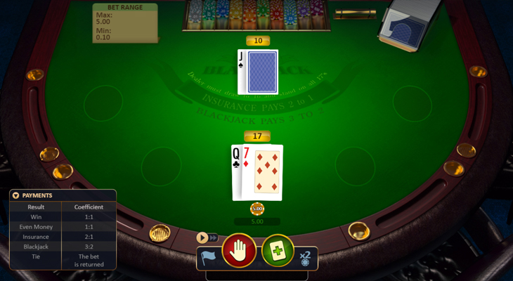 blackjack beslissing maken