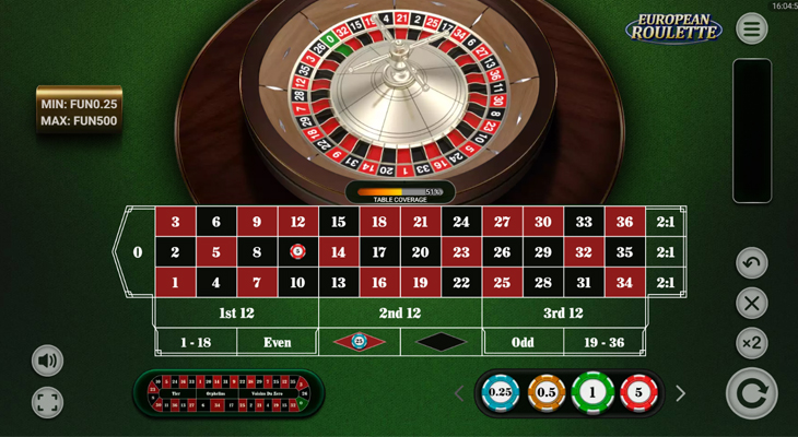 roulette inzetten