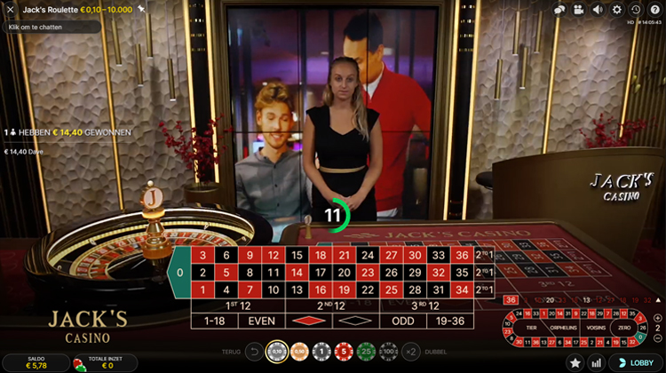 live casino online screenshot
